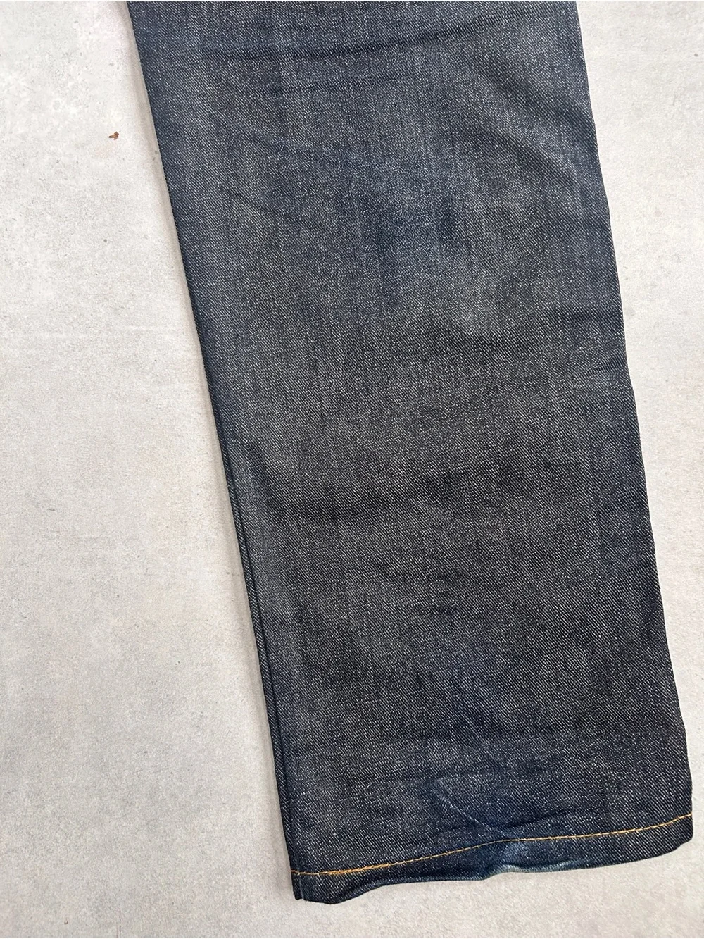 Naked & Famous Super Guy Left Hand Twill Selvedge Jeans Sz 38 Raw Denim
